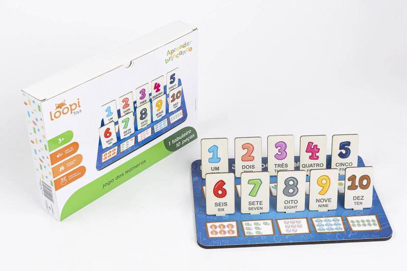 Jogo dos Números - Loopi Toys Imagem de Jogo dos Números