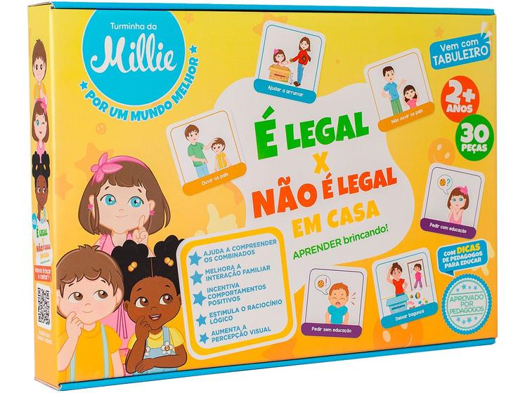 Jogo É Legal x Não é Legal em Casa Turminha da - Millie - Livros de ...