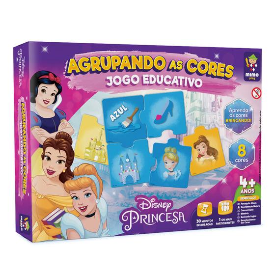Imagem de Jogo Educativo - Agrupando as Cores - Princesas Disney