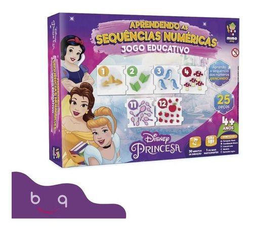 Imagem de Jogo Educativo Aprendendo Sequência Numérica Princesas