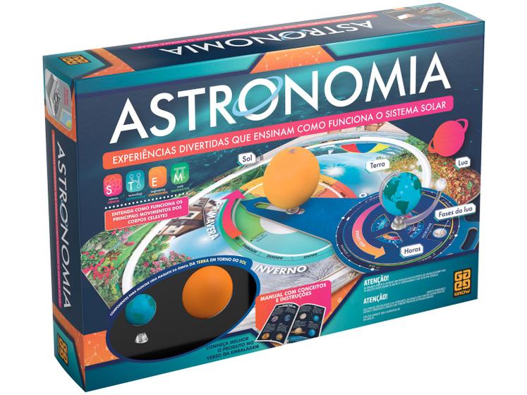 Jogo Educativo Astronomia Tabuleiro Grow Menor preço em Jogo Educativo Astronomia Tabuleiro Grow