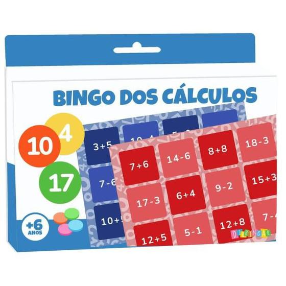 Imagem de Jogo Educativo Bingo Cálculos: Estimule a Matemática!