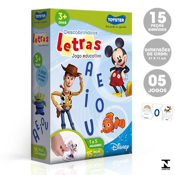 Imagem de Jogo Educativo Disney Descobrindo as Letras Toyster 2789