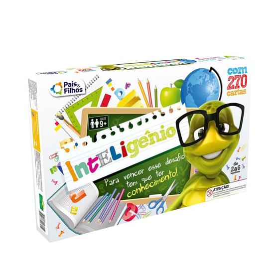 Jogo Educativo Inteligênio Pais & Filhos - Divirta-se e Aprenda com Perguntas Multitemáticas Menor preço em Jogo Educativo Inteligênio Pais & Filhos - Divirta-se e Aprenda com Perguntas Multitemáticas