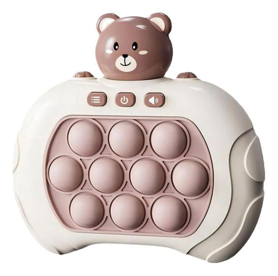 Imagem de Jogo Eletronico Infantil Portatil Fidget Pop Cor Urso Cor Ma