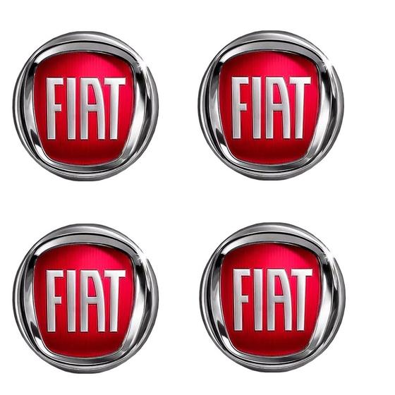 Imagem de Jogo Emblema Adesivo Boton Resinado P/ Calota Com Marca Logo Montadora