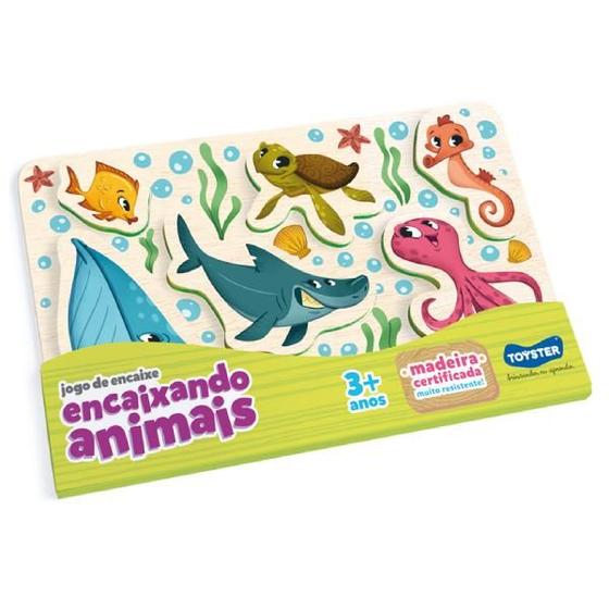 Imagem de Jogo Encaixando Animais do Mar - Toyster