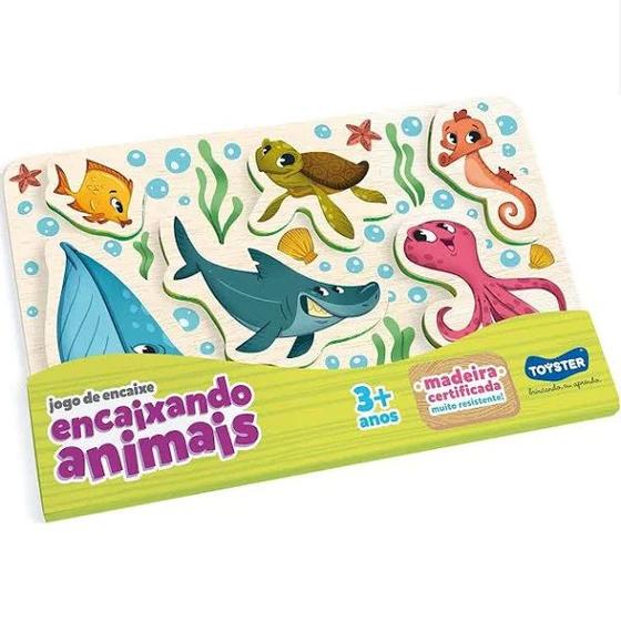 Imagem de Jogo Encaixando Animais Marinhos Toyster