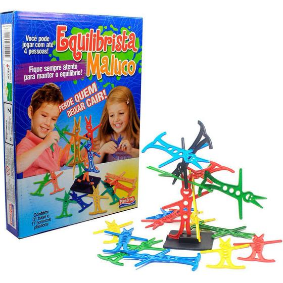Jogo Equilibrista Maluco Brinquedo Pedagógico Educativo Menor preço em Jogo Equilibrista Maluco Brinquedo Pedagógico Educativo