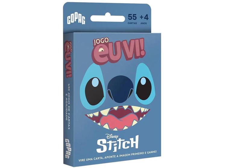 Imagem de Jogo Eu Vi! Disney Stitch Copag 55 Peças