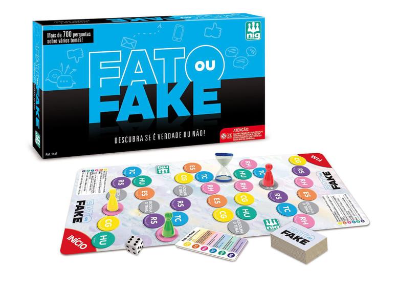 Jogo Fato Ou Fake 1147 Nig - Jogos de Cartas - Magazine Luiza