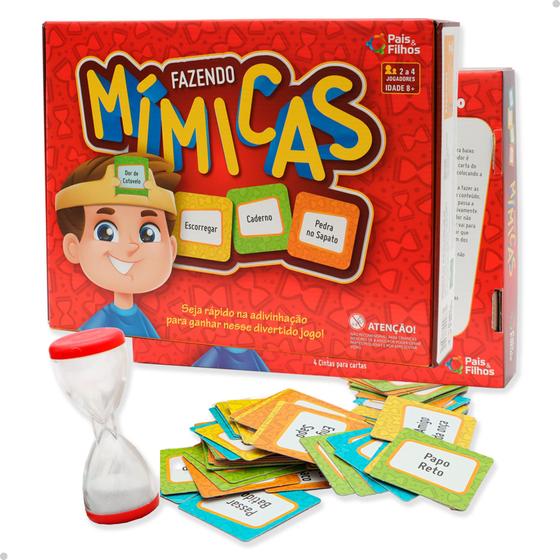 Imagem de Jogo Fazendo Mimicas Cartas Presente Crianças