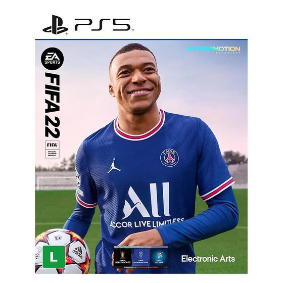 Jogo FIFA 22 BR, PS5 Menor preço em Jogo FIFA 22 BR, PS5