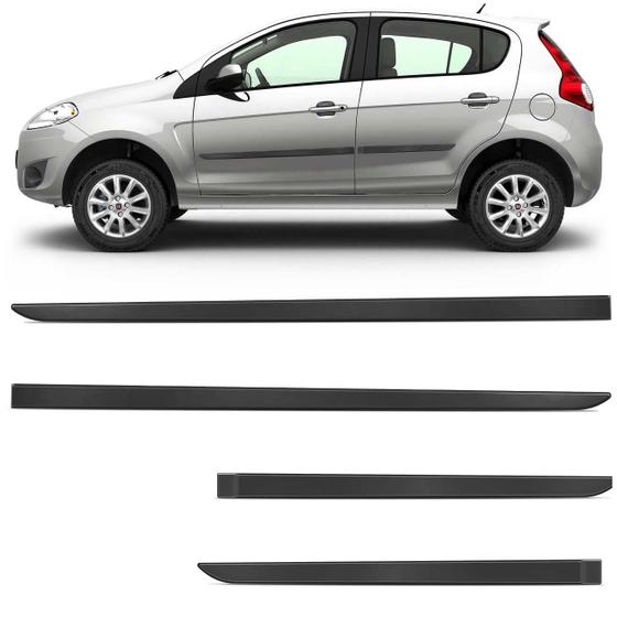 Jogo Friso Lateral Borrachão Palio 2012 2013 2014 2015 2016 2017 2018 2019 Preto 4 Portas é boa?