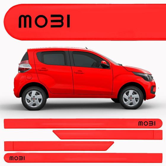 Jogo Friso Lateral Fiat Mobi Vermelho Alpine Menor preço em Jogo Friso Lateral Fiat Mobi Vermelho Alpine