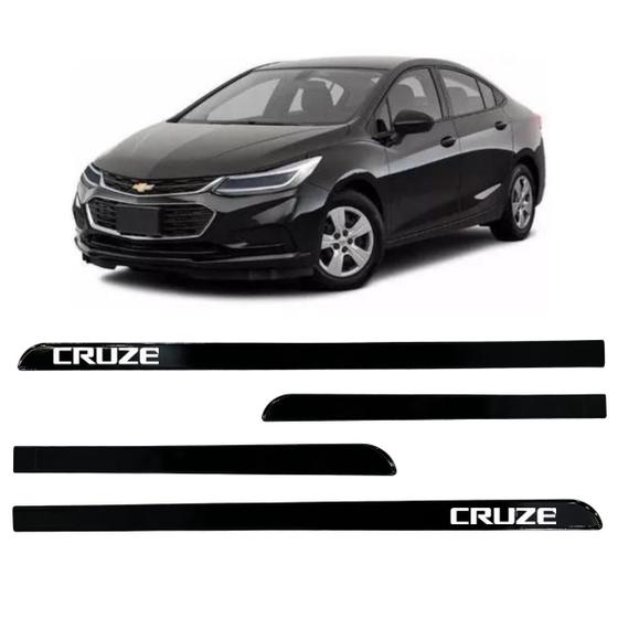 Imagem de Jogo Friso Slim Lateral Chevrolet Cruze Original com Grafia