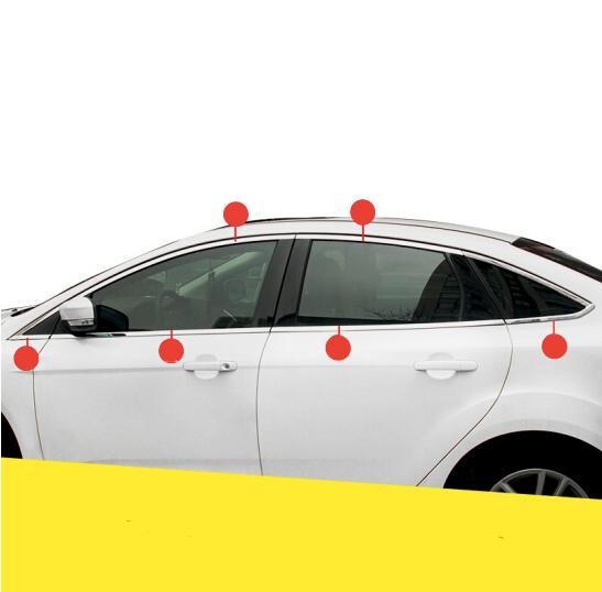 Jogo Frisos Pestana Janela Aço Inox Focus Sedan 2014 a 2019 Menor preço em Jogo Frisos Pestana Janela Aço Inox Focus Sedan 2014 a 2019