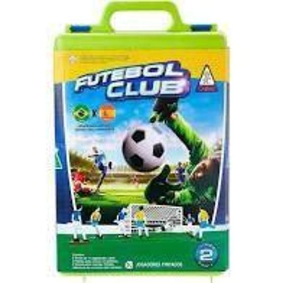 Jogo futebol club completo com maleta brasil e espanha gulliver 1993 ...