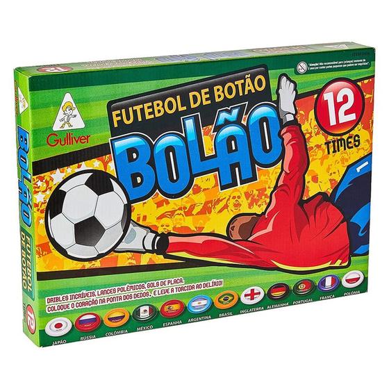 Imagem de Jogo Futebol de Botão Bolão 12 Seleções 0456 - Gulliver
