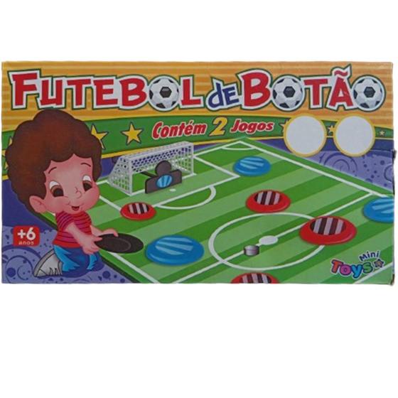 Imagem de Jogo Futebol de Botão Com 2 Times Mini Toys