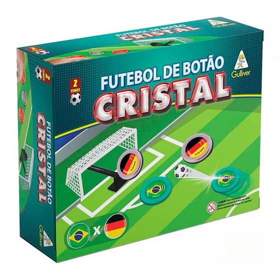 Imagem de Jogo Futebol de Botão Cristal Caixa com Brasil x Alemanha 0384 - Gulliver