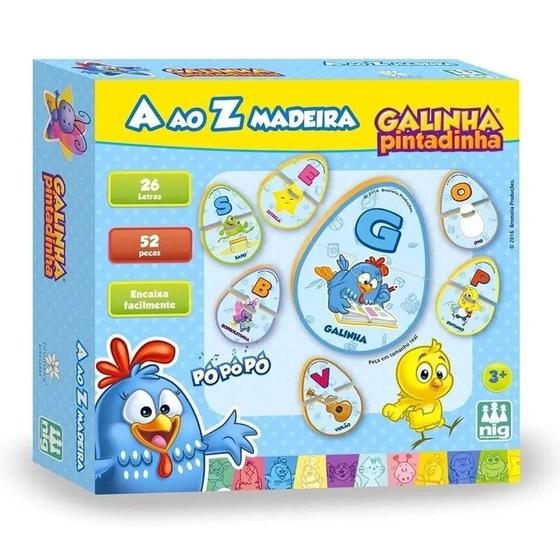 Jogo Galinha Pintadinha Aprender A Ao Z Pedagógico - Nig - Outros Jogos ...