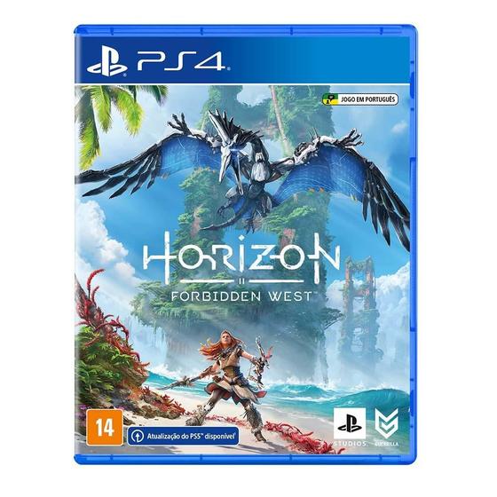 Jogo Game Horizon Forbidden West PS4 Mídia Física PT BR Menor preço em Jogo Game Horizon Forbidden West PS4 Mídia Física PT BR