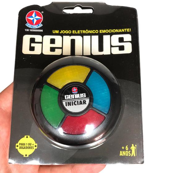 Imagem de Jogo Genius Estrela Original Versão Mini Para Viagem Clássico