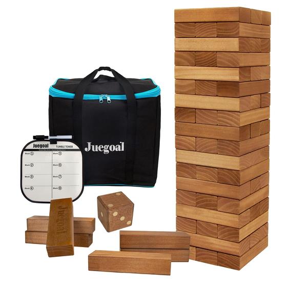 Imagem de Jogo Giant Tumble Tower Blocks Juegoal - 54 Peças com Dado