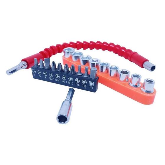 Imagem de Jogo Haste Flexivel + Bits e Soquetes - CTP94100001 - CTPOHR