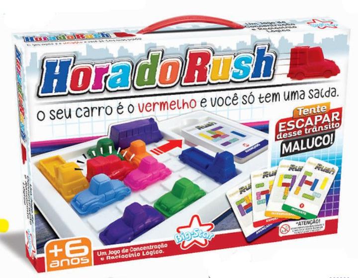 Jogo Hora Do Rush Com Tabuleiro E Cartas De Carrinho Menor preço em Jogo Hora Do Rush Com Tabuleiro E Cartas De Carrinho