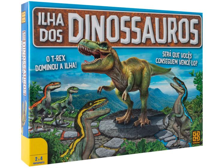 Imagem de Jogo Ilha dos Dinossauros de Tabuleiro Grow