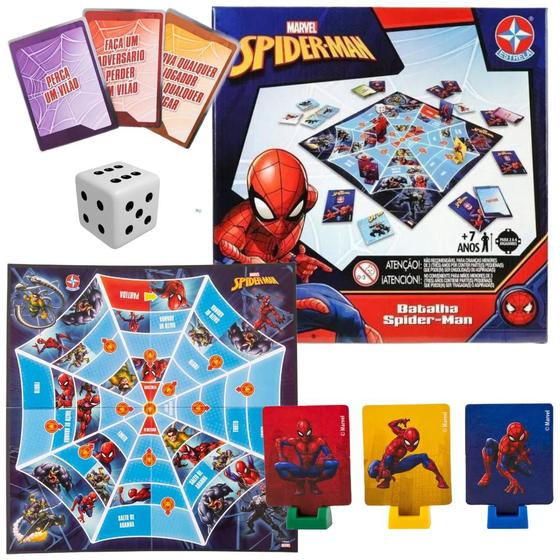 Jogo Infantil Batalha Spider Man Brinquedo Homem Aranha - Estrela ...