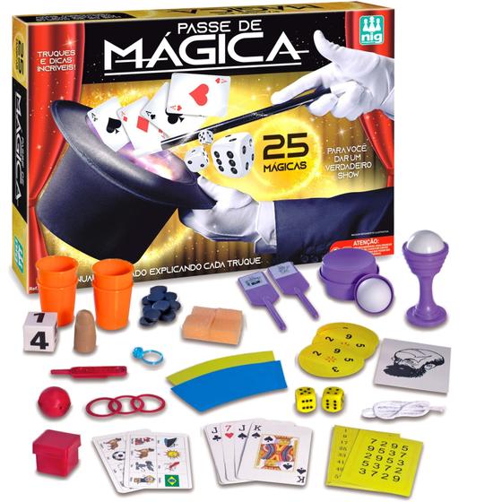 Imagem de Jogo Infantil Caixa De Mágicas 20 Truques - Nig Brinquedos