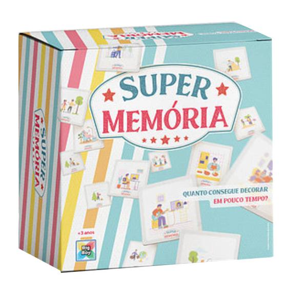 Imagem de Jogo Infantil Divertido Super Memória 24 Cartas Big Boy