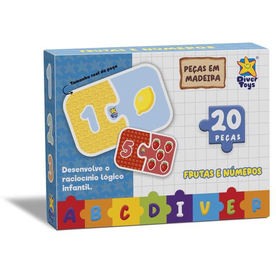 Imagem de Jogo Infantil Educativo ABC Diver - Frutas e Numeros