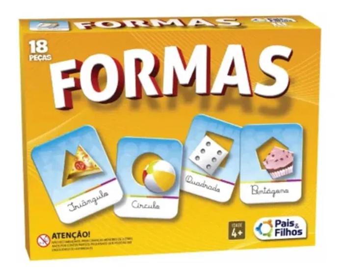 Imagem de Jogo Infantil Educativo Infantil Formas Crianças