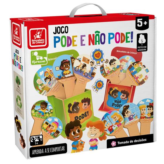 Imagem de Jogo Infantil Educativo Pode e Não Pode Madeira