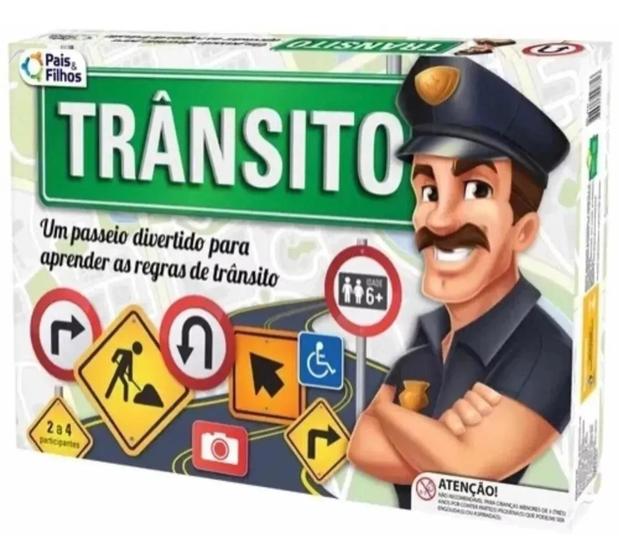 Imagem de Jogo Infantil Educativo - Trânsito - Pais & Filhos