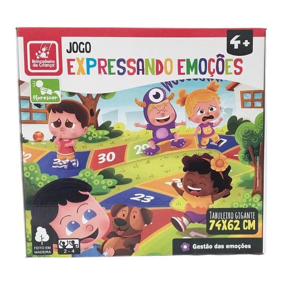 Imagem de Jogo Infantil Expressando Emoções Brinquedo Educativo - Brincadeira de Criança - 4 anos