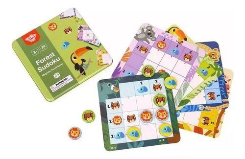 Imagem de Jogo Interativo Forest Sudoku Magnetico 24pcs Tooky Toy