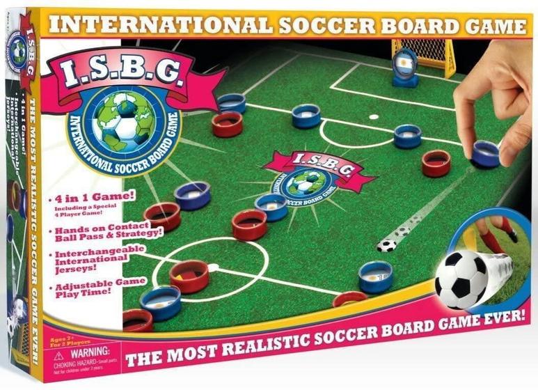 Imagem de Jogo Internacional de Tabuleiro de Mesa de Futebol Passe Estratégico de Bola