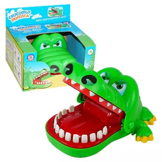 Imagem de Jogo Jacaré Morde Dedo Crocodilo Dentista Verde Art Brink