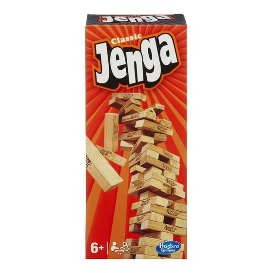 Imagem de Jogo Jenga Clássico - Jogo de Torre para 1 ou mais Jogadores Hasbro - 8526