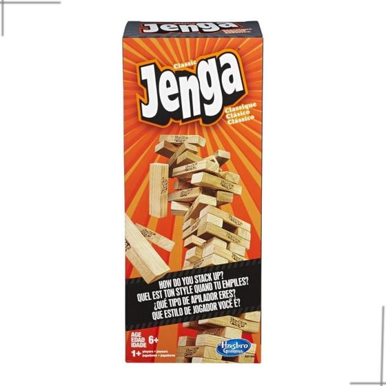 Imagem de Jogo Jenga Clássico Original - Hasbro A2120