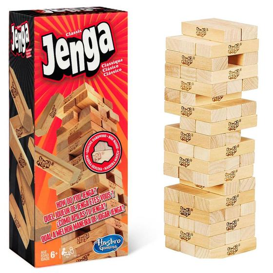 Jogo Jenga - Hasbro - Brinquedos de Estratégia - Magazine Luiza