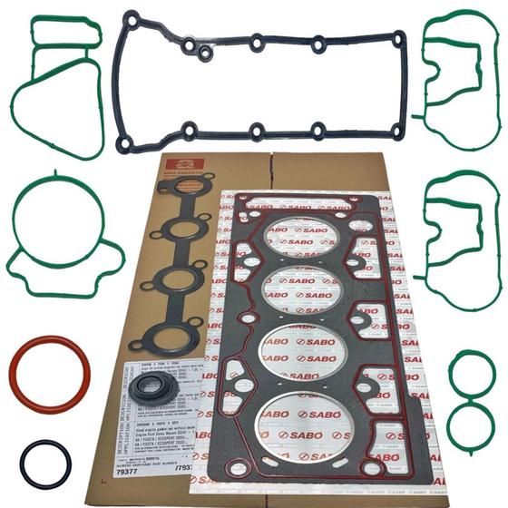 Imagem de Jogo Junta Cabeçote Superior Sabó Fiesta 1.0 8v 2008 a 2014 Zetec Rocam