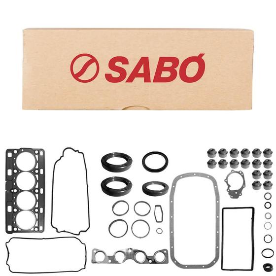 Imagem de Jogo Junta Motor Clio Sandero March Twingo 1.0 16V 2001 a 2020 Completo Sabó 80370FLEX