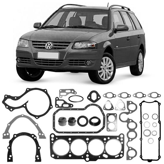 Imagem de Jogo Junta Motor Gol G3 G4 Parati Saveiro 2003 a 2012 Completo Sabó 80348 FLEX