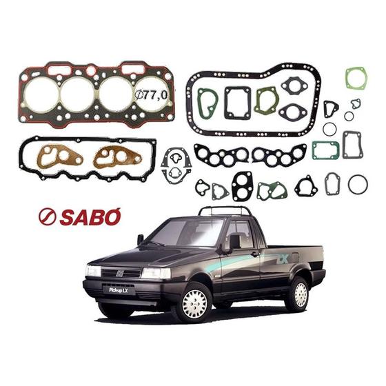 Imagem de Jogo Junta Motor Sabo Fiorino 1.3 1.5 Fiasa 1991 A 1994